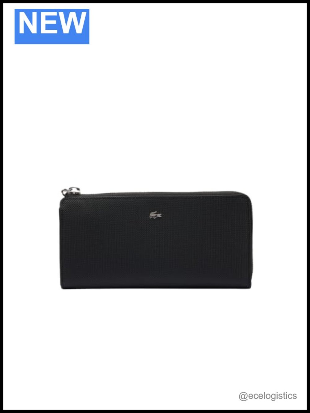 Petit Pique Zippered Billfold Wallet with 8 Card Slots - Women's